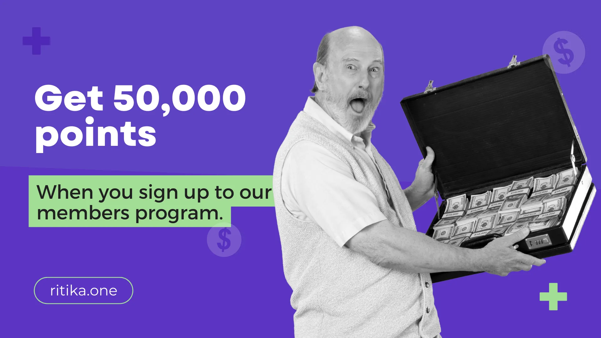 Get 50,000 points