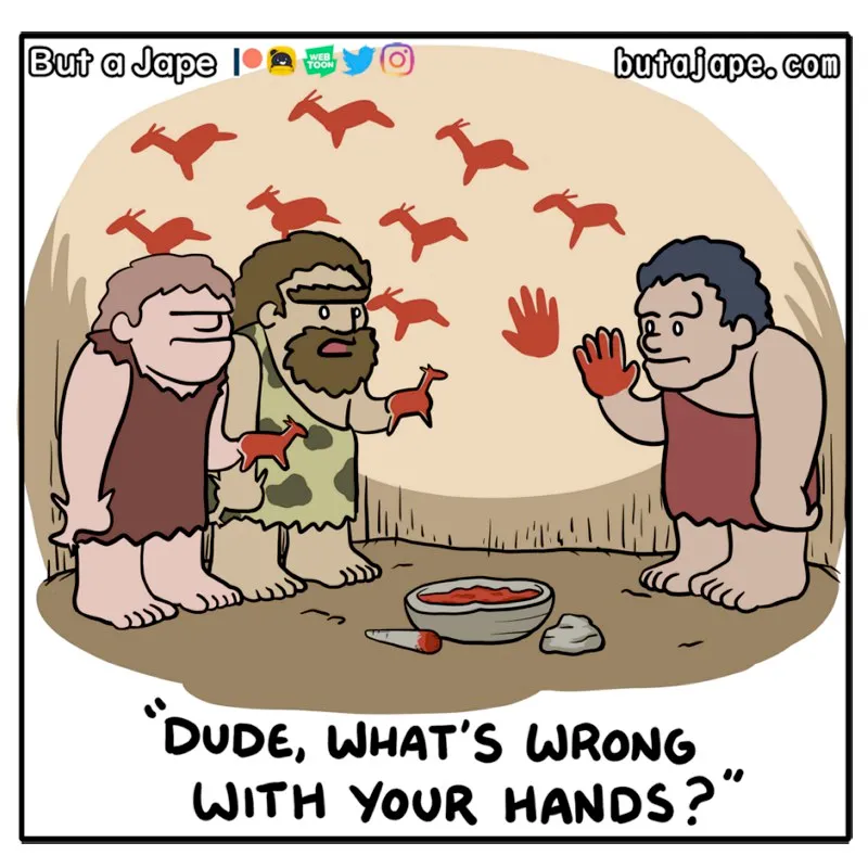 Nothing wrong with your hands