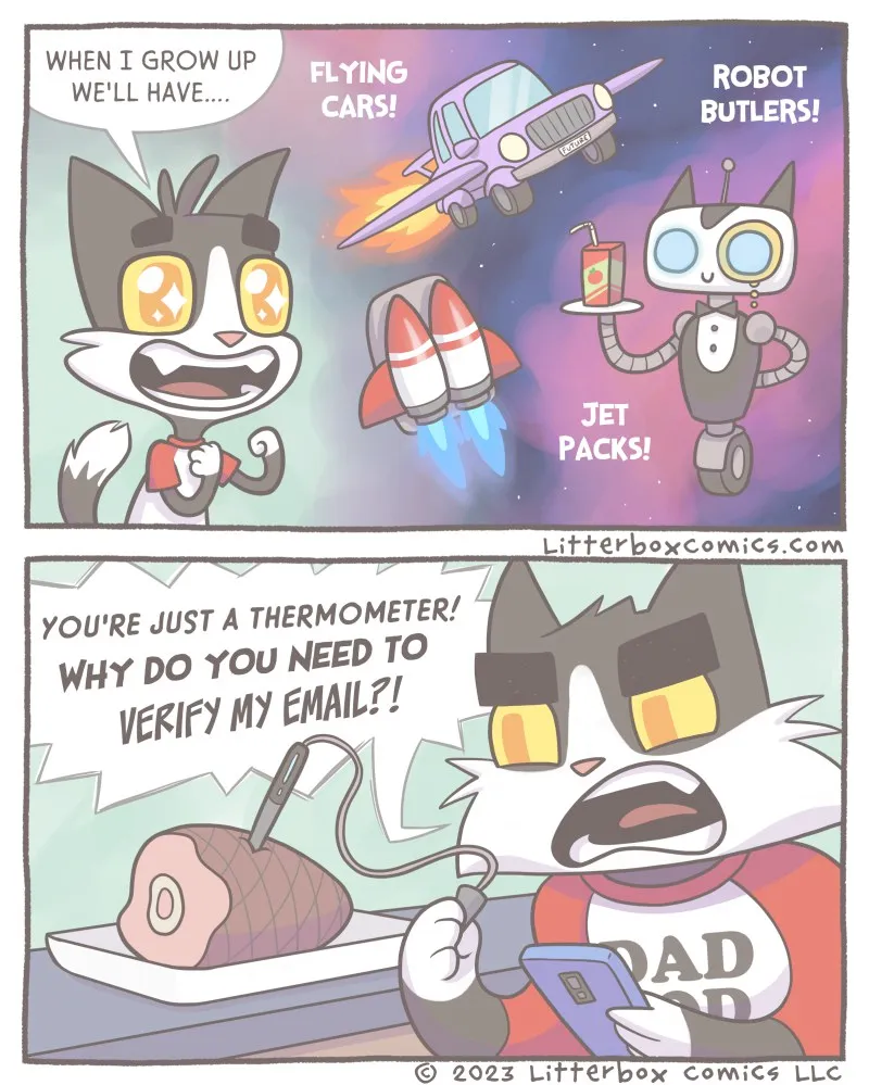 Why do you need to verify my email comic